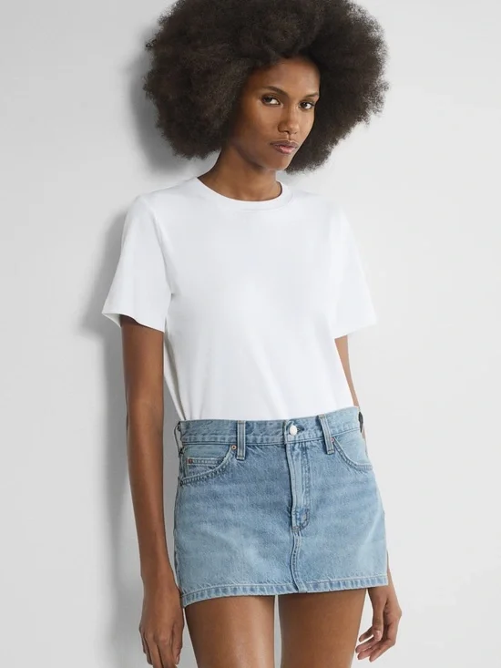 Denim Forum The ‘90s Vintage Micro Denim Skirt - Picture 2 of 11